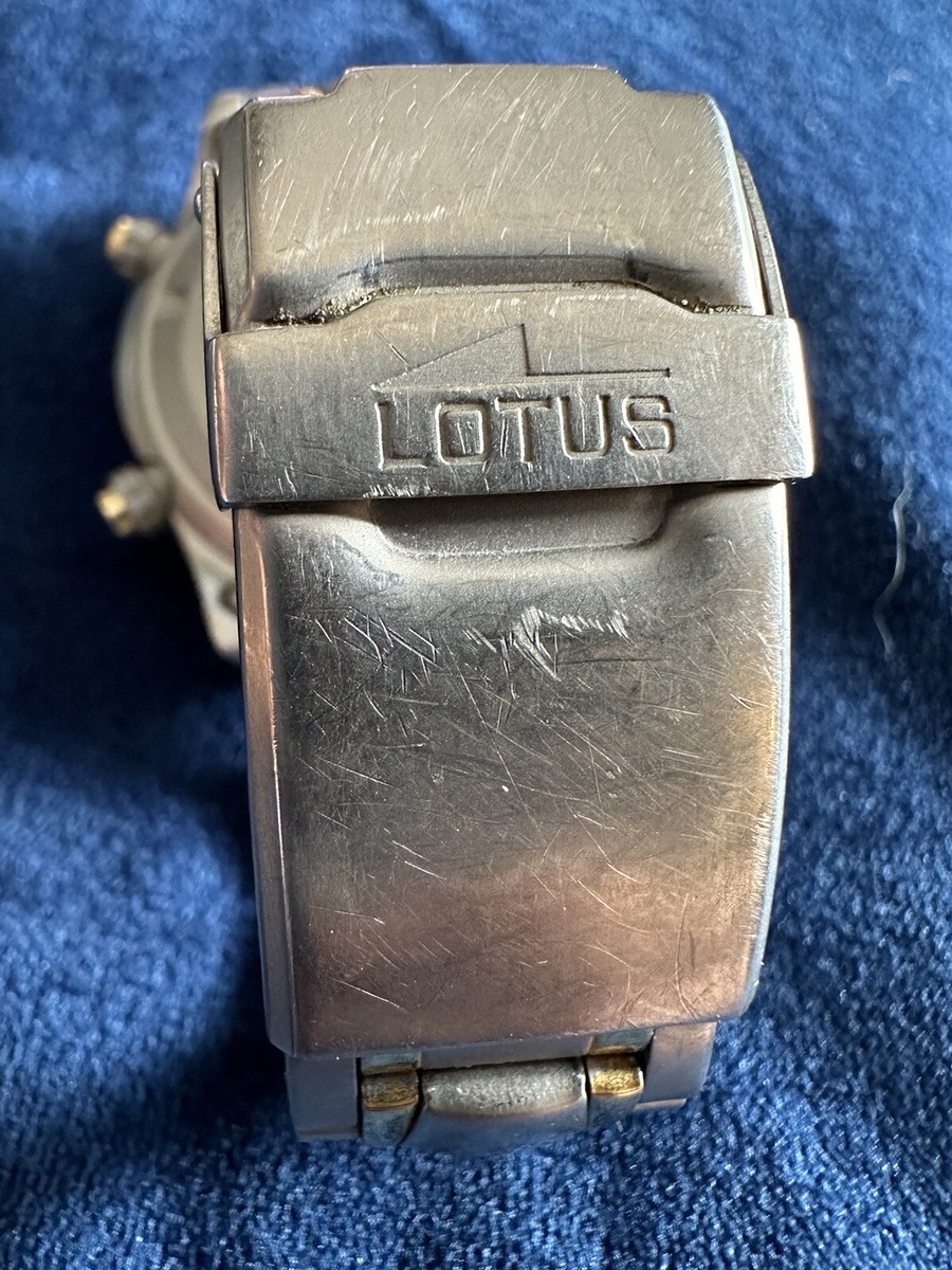 LOTUS Titanium 9665 Chronograph 10ATM Date Quartz Men's Wrist