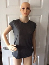 Bnwt Very Grey Marl Double Layer Top - Size Small