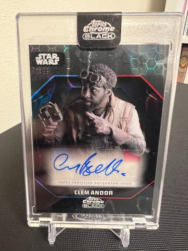 2024 Topps Star Wars Chrome Black - Light / Dark Side Auto - Complete Your Set! - Picture 24 of 85