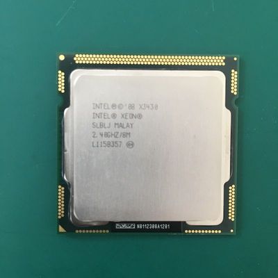 4 Cores SLBLJ Intel Xeon X3430 2.40 GHz 8 MB 2.5 GT//s LGA1156 CPU//Processor