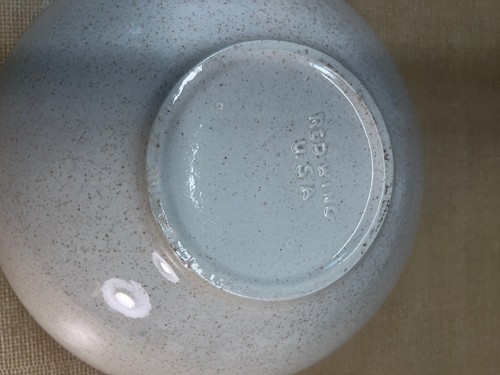 Vintage MCM Red Wing Futura Speckled Large Serving Salad Bowl Pepe? Tan Beige - Picture 4 of 9