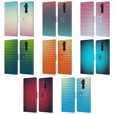 HEAD CASE DESIGNS HALFTONES LEATHER BOOK WALLET CASE COVER FOR NOKIA PHONES
