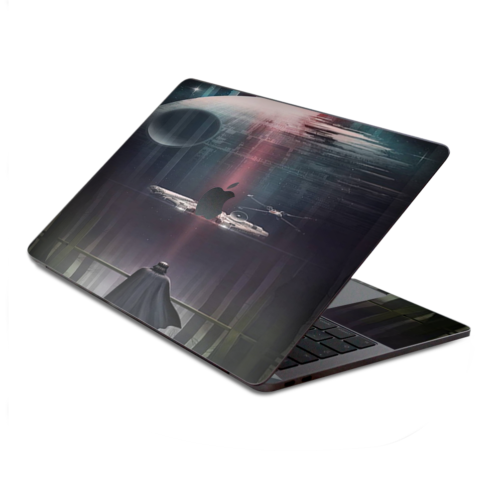 Skin Autocollant Itsaskin Pour MacBook Pro 13" Retina Touch Bar - Darth Vader / Death Star