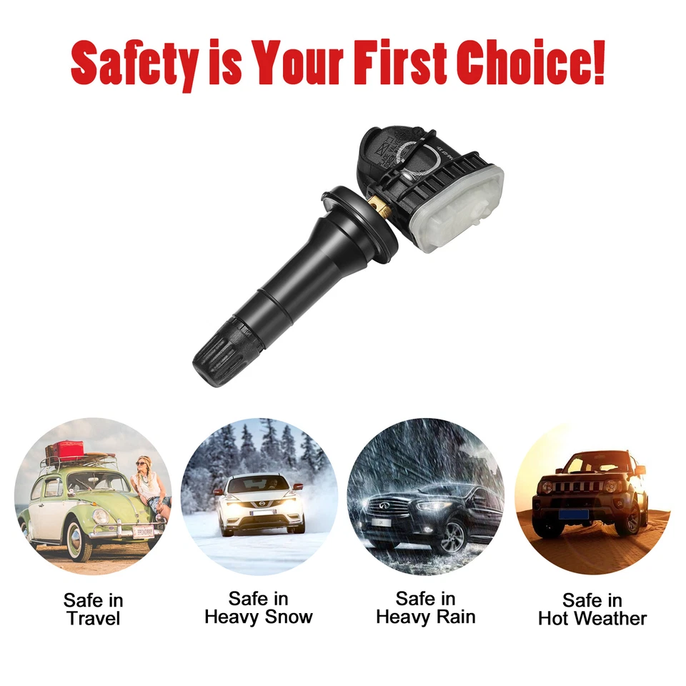 4PCS TPMS Tire Pressure Sensors TPMS-35 For 2017-2019 Ford Fusion HC3Z-1A-189A Foto 3 de 4