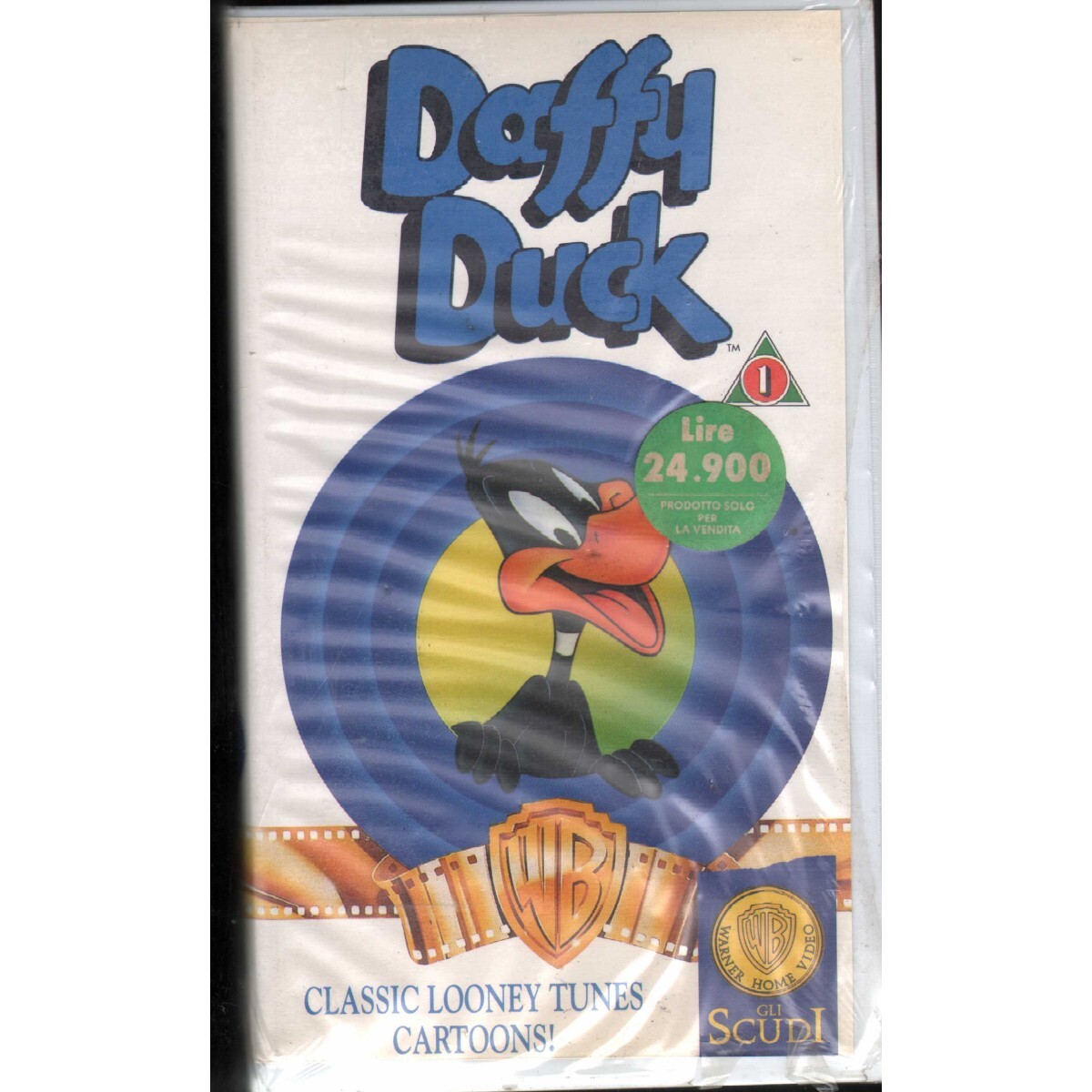 Daffy Duck 1 VHS Looney Tunes Cartoons Univideo - PIV12076 Sealed