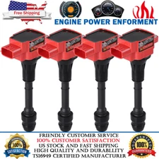 4 New Ignition Coil Pack For Nissan for Altima Sentra 2002-2006 L4 2.5L UF350