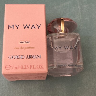My Way Nectar By Giorgio Armani Eau De Parfum Mini, .23 oz., New In Box!