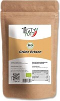 Tasty Pott Bio GrüNe Erbsen 1000G Beutel Vorratsbeutel Ganze Erbsen Kochen Vegan