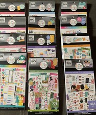 NEW Lot Of 12 The Happy Planner Sticker Books - - No Duplicates S 1