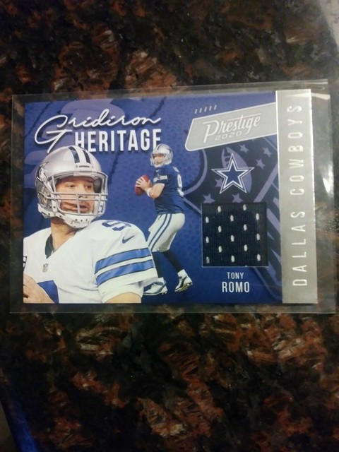 TONY ROMO 2020 Prestige GRIDIRON HERITAGE Jersey Relic &hellip;