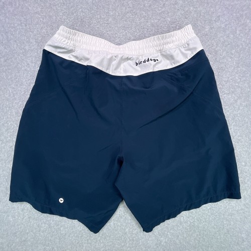 Birddogs R2DDs Gym Shorts Mens XL Navy Blue White Lined Drawstring Performance - Picture 2 of 11