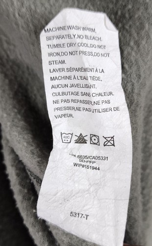 Woolrich Vest Mens XLarge Heather Gray Casual Dadcore Full Zip Pockets Fleece - Picture 10 of 11