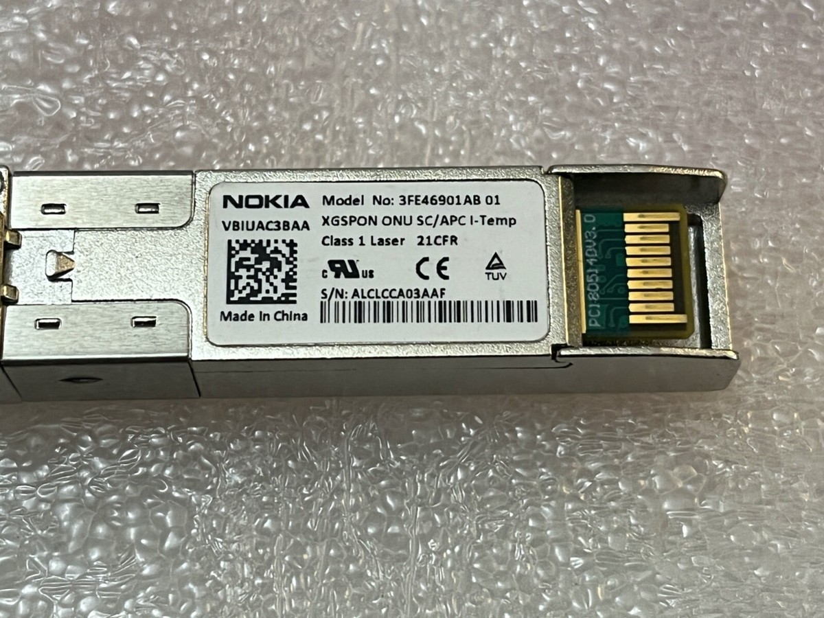 NOKIA Original 3FE46901AB XGSPON ONU SC/APC I-Temp | eBay