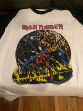Iron Maiden The Number of the Beast 1982-1983 Concert Raglan S to 3XL