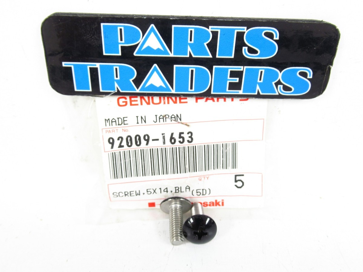 勒様 Genuine Kawasaki Screw 5X14 Set Of 2 Ninja 250R/750R/1000R