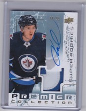 Jack Roslovic 17/18 Upper Deck Premier Collection Retro Rookie Patch Auto /99