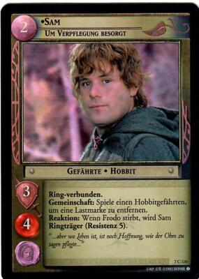 #ad #ad CCG 311 Lord of the Rings Hobbit Return of the King 7C326 Sam deut. Foil EUR 9.99