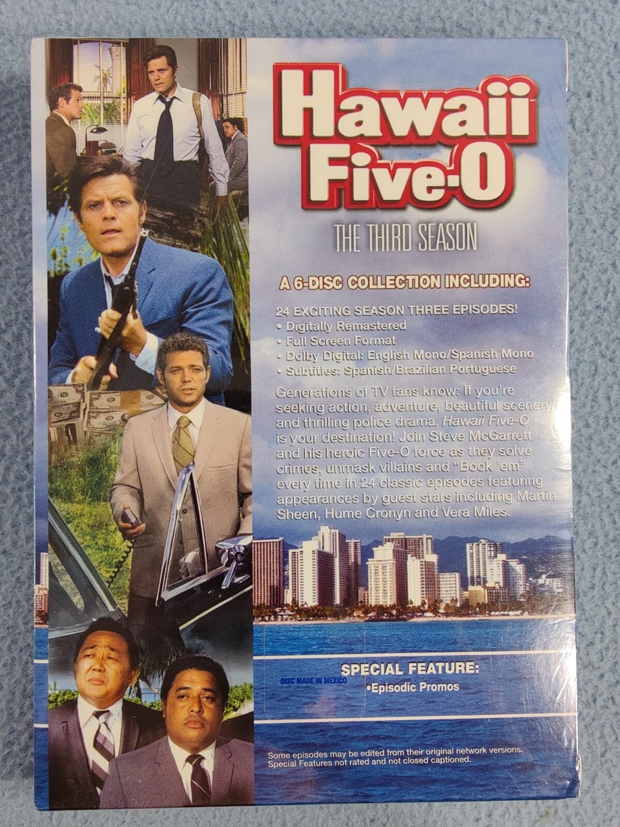 NEW SEALED HAWAII FIVE-O THIRD SEASON DVD SEASON 3 | eBay