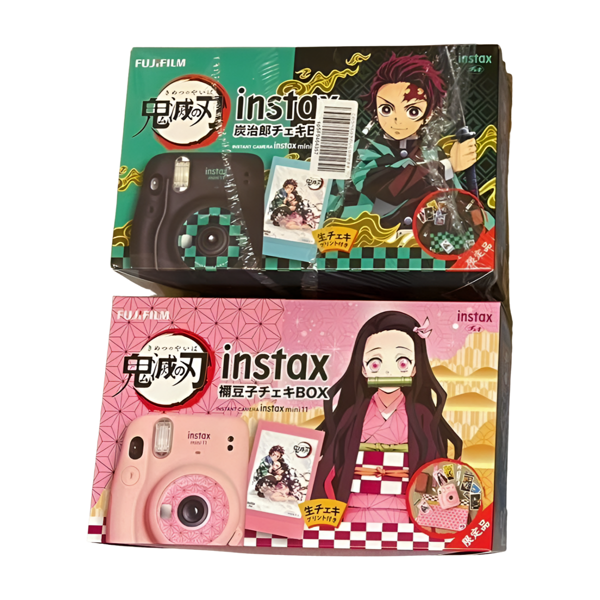 FUJIFILM Instax Mini 11 Tanjiro Nezuko Set Demon Slayer Kimetsu No