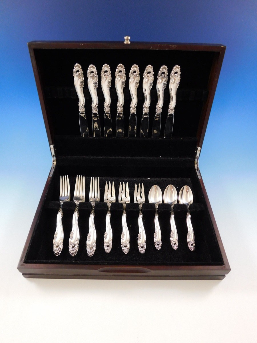 Decor by Gorham Sterling Silver Flatware Set for 8 Service