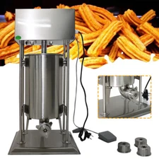 15 L Churro Maker Machine | Vertical Electric Spanish Churro Machine Stainless