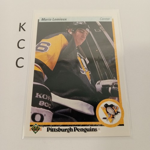 Mario Lemieux #144 1990 Upper Deck card
