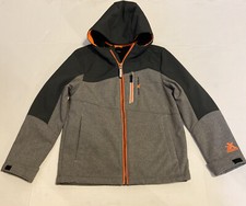 Zero Xposure Youth Boys Size M 10-12 Midweight Jacket- Gray, Orange, Black