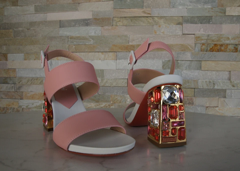 Baldinini Sandalias EU 36 36,5 37 37,5 38 38,5 40 Rosa Antiguo UVP 500 € - Imagen 3 de 4