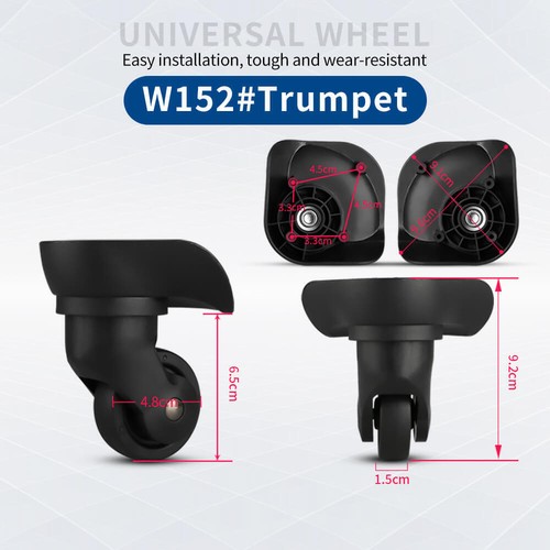 2 piezas de repuesto de rueda de equipaje para Samsonite equipaje rueda trolley americana - Imagen 11 de 59