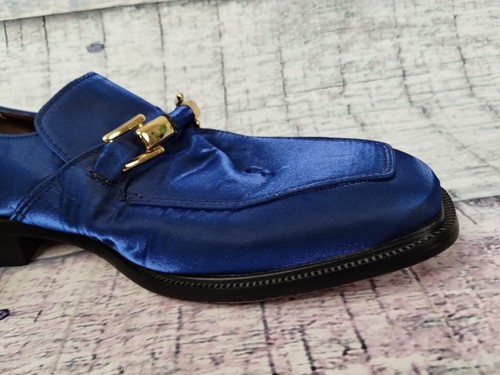 Giorgio Brutini Blue Slip On Dress Shoes Mens Size 8.5M - Picture 12 of 23