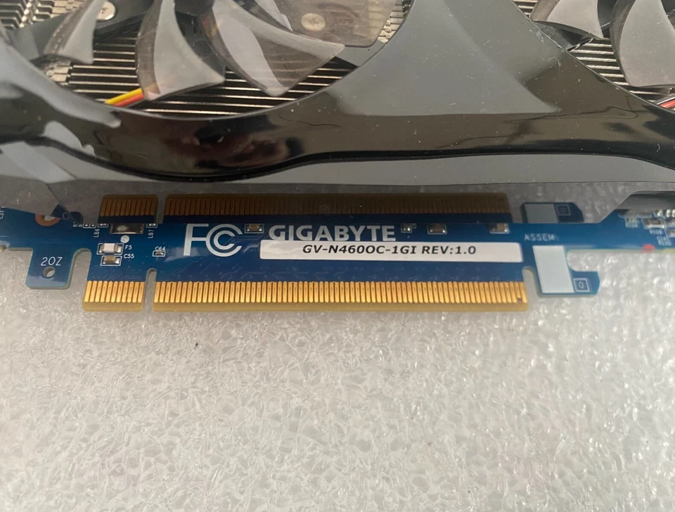 Gigabyte NVIDIA GeForce GTX 460 1GB GDDR5 GV-N460OC-1GI PCI Express 2.0 x16 Card - Image 2 of 4