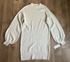 Tueba Ivory Sweater Long Sleeve Dress Size S