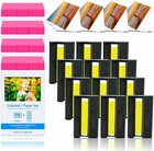 Canon Selphy CP1500 CP1300 CP1200 4x6 108 sheet Color Ink Paper Set KP-108IN lot