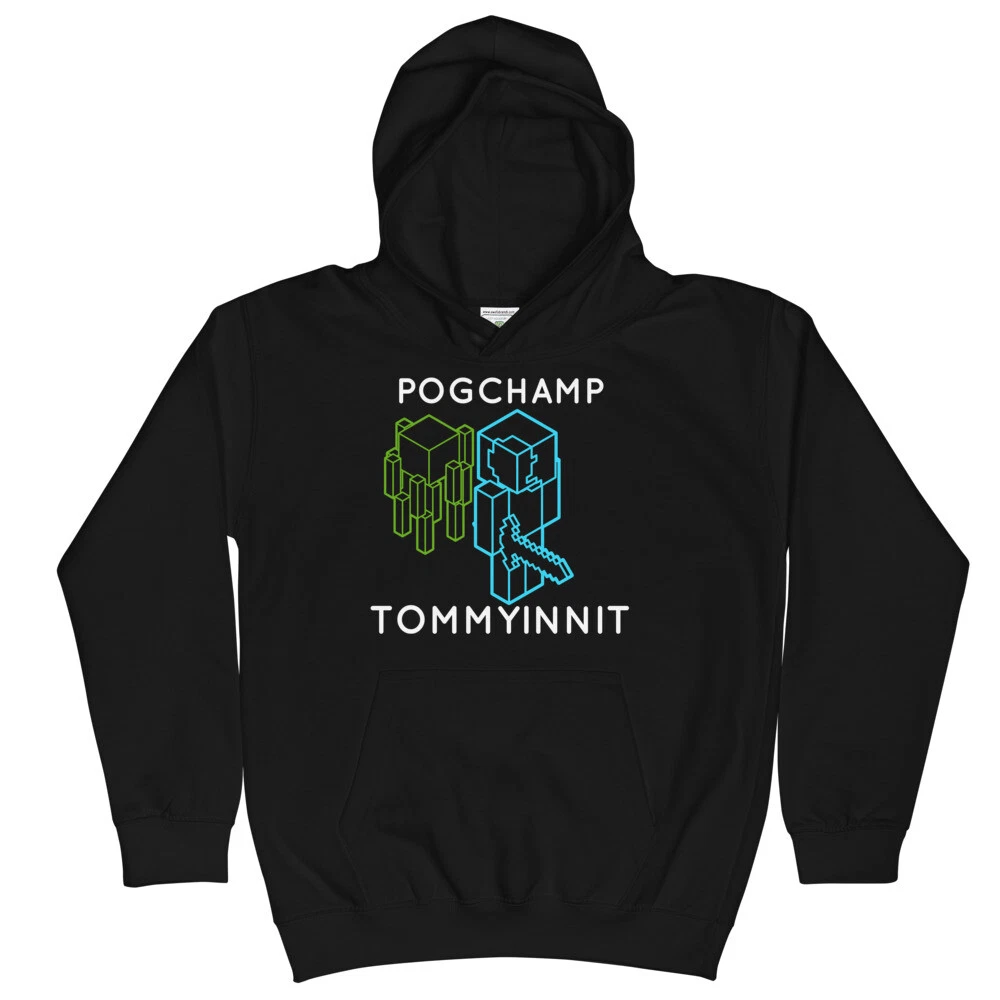 TommyInnit Hoodies - Red Baseball Hoodie - TommyInnit Store