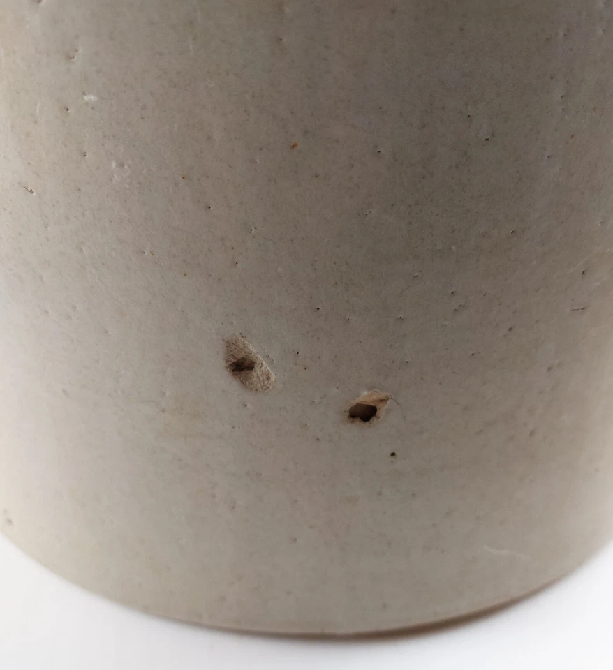 ANTIGUO GRES DE CERÁMICA ALA ROJA ESMALTE DE SAL 4 GAL GOTA DE BARRO 8 + OBJETIVO ¡RARO! Foto 4 de 4