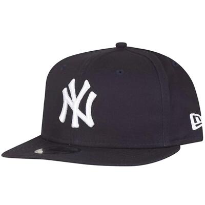 New Era Snapback Cap 9Fifty Essential NY Yankees Navy Marineblau Kappe Basecap