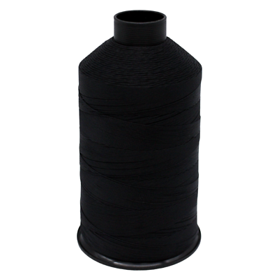 Coats & Clark Professional Upholstery Thread | 1500 Yard Black Bonded Nylon, Heavy Duty Sewing Thread