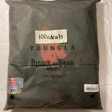 YOUNGLA - 2128 - AOT© X YLA BAGGY JOGGERS - THE HUNTERS - 2XL - W/ TAGS/RECEIPT