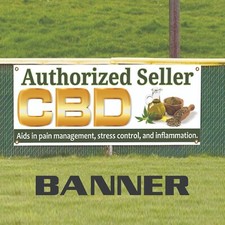 Authorized Seller CBD Vinyl Banner Advertising Display Outdoor Printed Banner