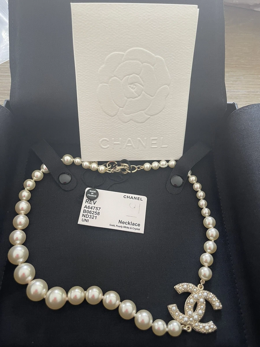 Chanel short necklace clearance