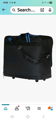 30" Wheel Bag 4 Wheels Spinner Tsa Lock Extra Lightweight Expandable Waterproof - Picture 10 of 10