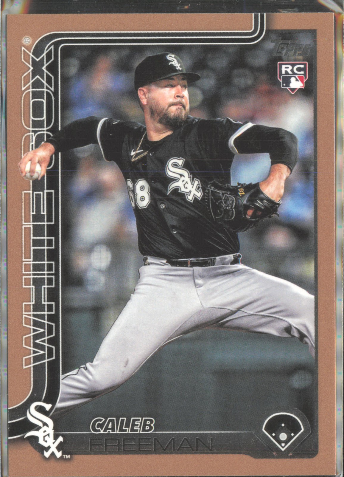 2025 Topps Update #US253 Caleb Freeman Gold #/2025