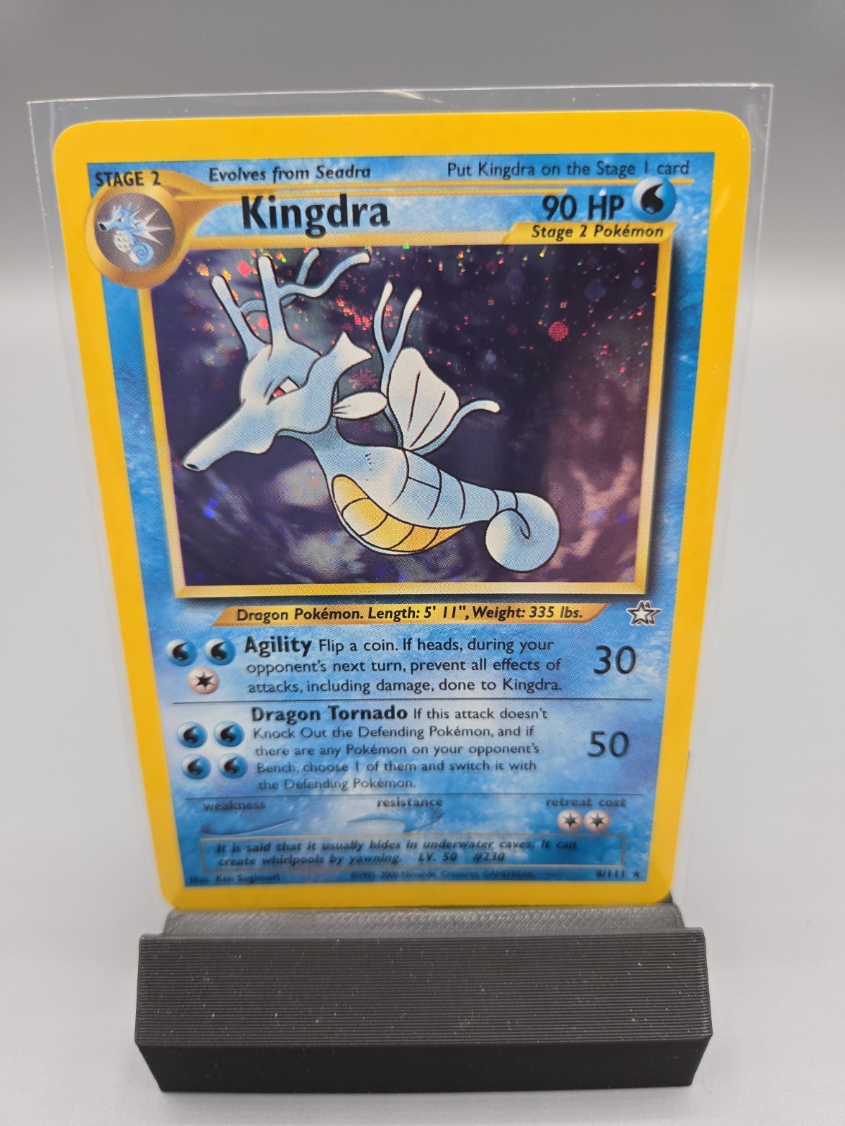 Kingdra (8/111) Rare Holo Neo Genesis Pokemon Card