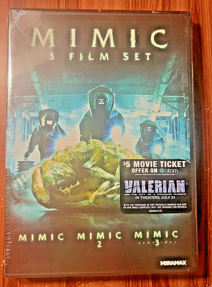 Mimic 3 Film Set DVD Complete Movie Collection 1 2 3 Sentinel