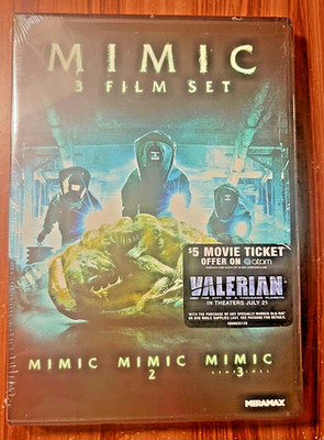 Mimic 3 Film Set DVD Complete Movie Collection 1 2 3 Sentinel