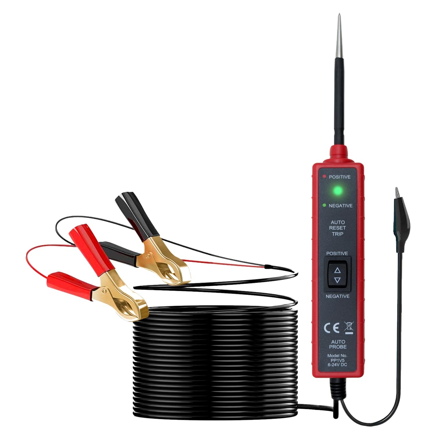 ZKTOOL Power Circuit Probe, Automotive Electrical System Tester DC 6-24V, Car...