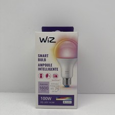 WiZ A21 White  Color 100W Equivalent Wi-Fi Smart LED Light Bulb - 1 Pack