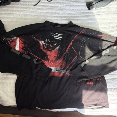 Civil Regime Star Wars Kylo Ren Shirt added sleeves Black Size L