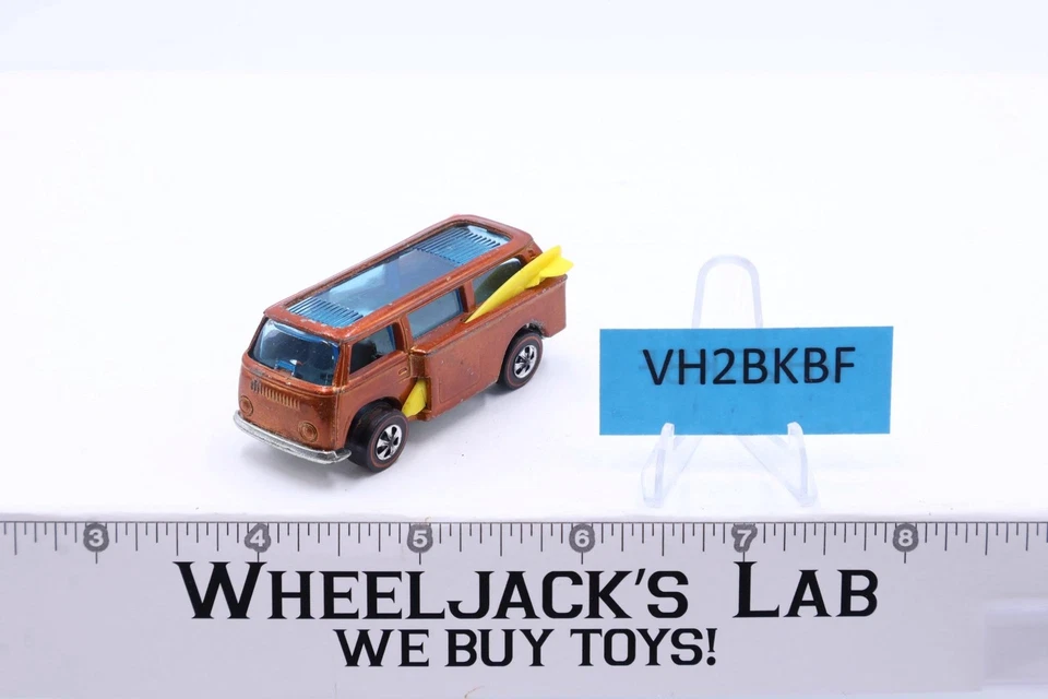 Volkswagen Beach Bomb Cobre 1969 Hot Wheels Mattel Vintage Redline RL Foto 2 de 4