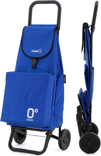 GARMOL Carro De La Compra Térmico Plegable 55 Litros |Bolsillo Térmico Interior - Imagen 8 de 19